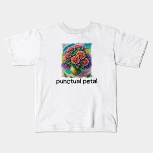 Dahlia Flora Vintage Established Since Retro Flower Kids T-Shirt